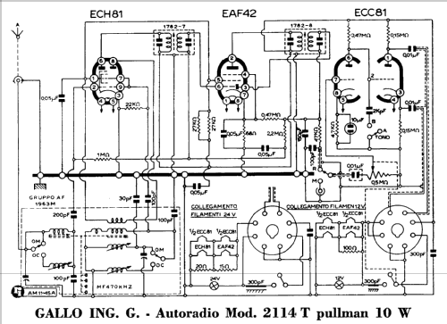 Pullmann 10W 2114-T; Condor Ing. Gallo; (ID = 960656) Car Radio