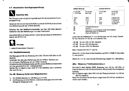 Analog-Digital-Handmultimeter 5050-DB; Conrad Electronic (ID = 990128) Ausrüstung