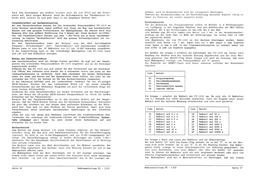 Rechnender Frequenzzähler FZ-1310; Conrad Electronic (ID = 2108526) Ausrüstung