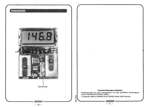 Voltcraft - LCD Digital Multitester 2000; Conrad Electronic (ID = 1835825) Equipment