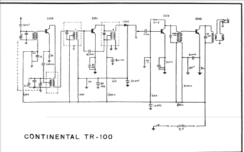 TR-100 ; Continental (ID = 332090) Radio