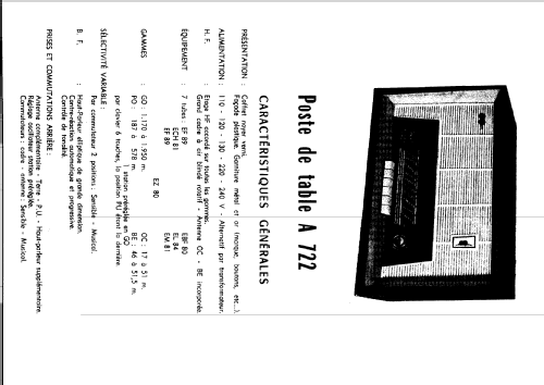 A 722; Continental Edison, (ID = 1188527) Radio