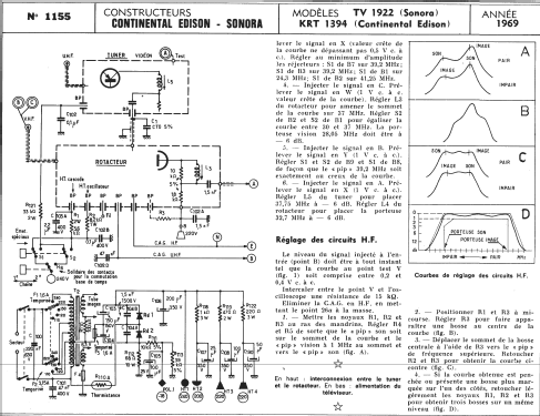 KRT 1394; Continental Edison, (ID = 260828) Television