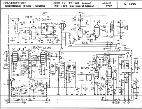 KRT 1394; Continental Edison, (ID = 260820) Fernseh-E