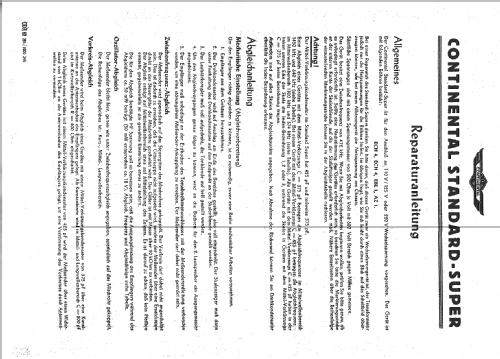 Continental Standard-Super; Continental-Rundfunk (ID = 770489) Radio