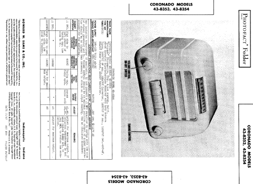 Coronado 43-8353 ; Gamble-Skogmo, Inc.; (ID = 496458) Radio