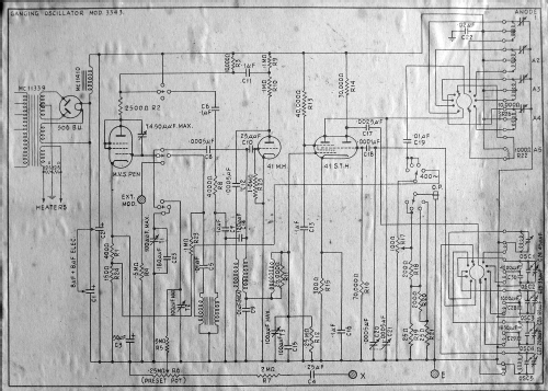 Ganging Oscillator 3343; Cossor, A.C.; London (ID = 1888744) Equipment