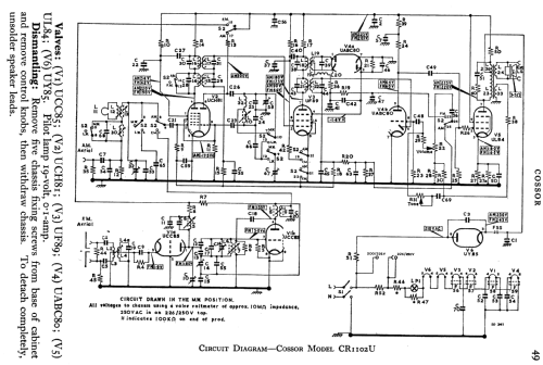 CR1102U; Cossor, A.C.; London (ID = 773105) Radio