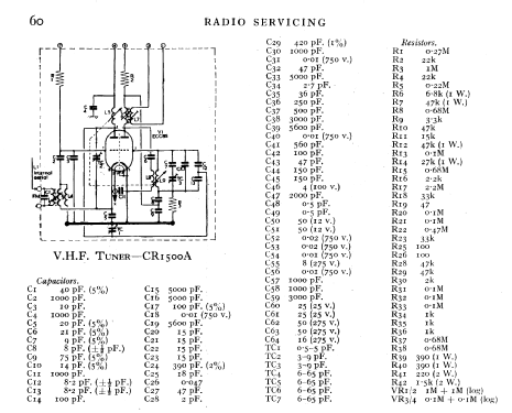 CR1500A; Cossor, A.C.; London (ID = 594037) Radio