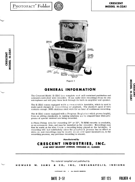 H-22A1; Crescent Industries, (ID = 2863211) Reg-Riprod