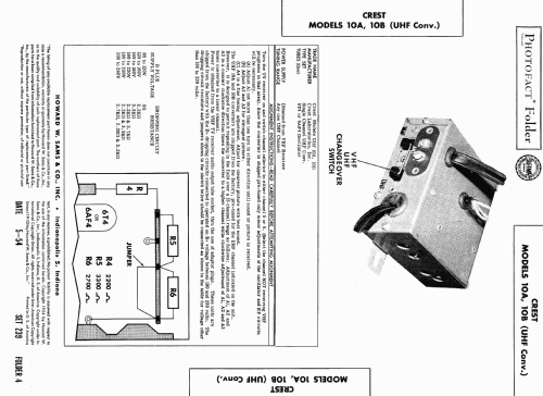 Crest UHF 10-B; Crest Laboratories, (ID = 477604) Radio