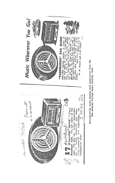 Gulbransen 7150A; Cromwell, Gulbransen (ID = 2801802) Car Radio