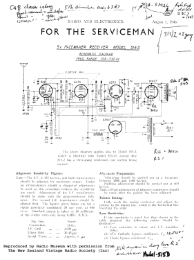 Pacemaker 515-2; Cromwell, Gulbransen (ID = 2888163) Radio