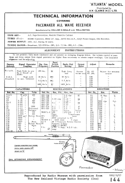 Pacemaker Atlanta ; Cromwell, Gulbransen (ID = 2875383) Radio