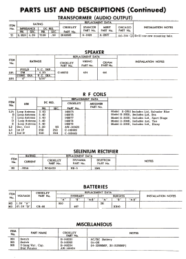 11-302U Ch= 303; Crosley Radio and (ID = 2852661) Radio