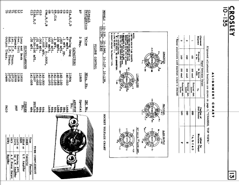 10-137 ; Crosley Radio and (ID = 809442) Radio