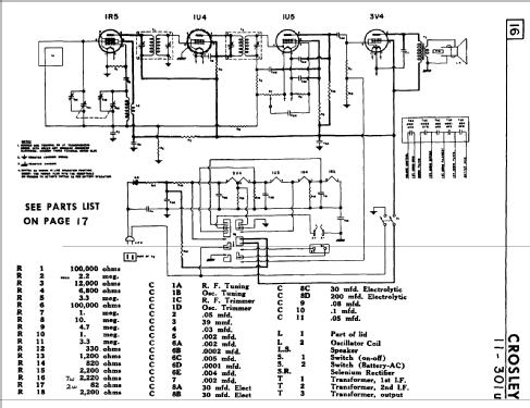 11-303U ; Crosley Radio and (ID = 812605) Radio