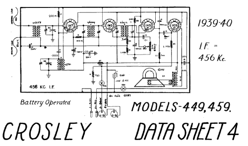 459 ; Crosley Radio and (ID = 805659) Radio