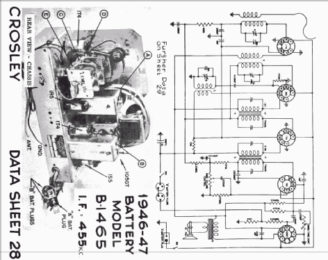 B-1465 ; Crosley Radio and (ID = 806900) Radio