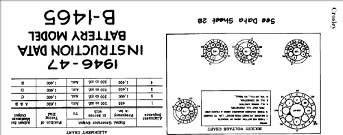 B-1465 ; Crosley Radio and (ID = 807679) Radio