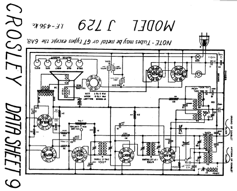 J729 ; Crosley Radio and (ID = 805929) Radio
