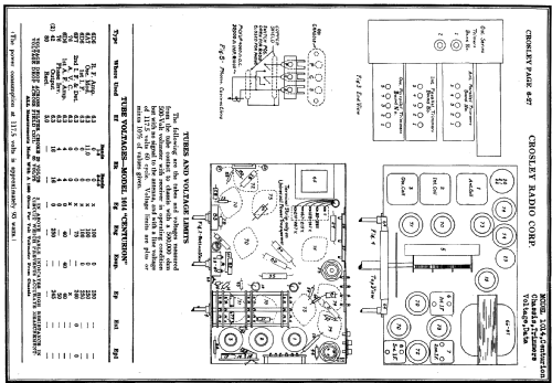 1014 Centurion ; Crosley Radio Corp.; (ID = 299918) Radio