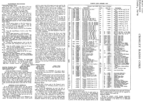 Prestotune Eleven 1137 ; Crosley Radio Corp.; (ID = 212945) Radio