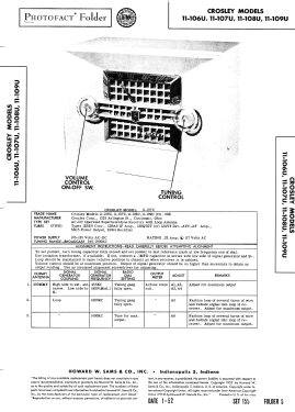 11-106U Decorator Ch= 302; Crosley Radio Corp.; (ID = 3006544) Radio