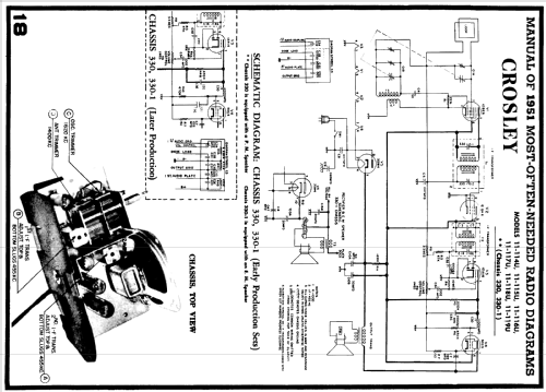 11-115U 'Serenader' Ch= 330; Crosley Radio Corp.; (ID = 119463) Radio