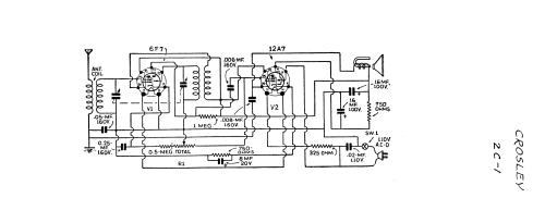 2C1 Sampler ; Crosley Radio Corp.; (ID = 1522925) Radio