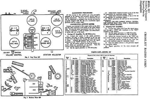 527 ; Crosley Radio Corp.; (ID = 249504) Radio