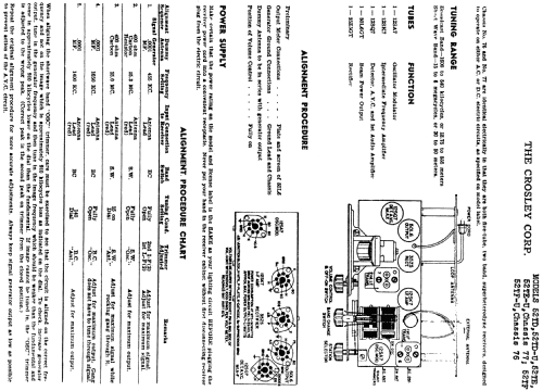 52TF Ch= 76; Crosley Radio Corp.; (ID = 101028) Radio