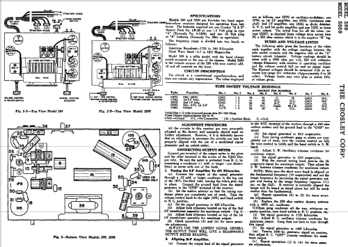 B5589M Ch= 5589; Crosley Radio Corp.; (ID = 91025) Radio