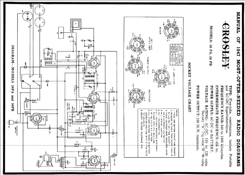 56PB ; Crosley Radio Corp.; (ID = 84590) Radio