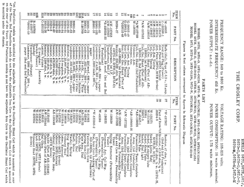 56TGO ; Crosley Radio Corp.; (ID = 373130) Radio
