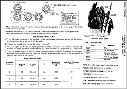 57TK ; Crosley Radio Corp.; (ID = 376348) Radio