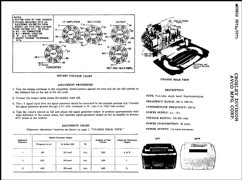 58TA ; Crosley Radio Corp.; (ID = 376358) Radio