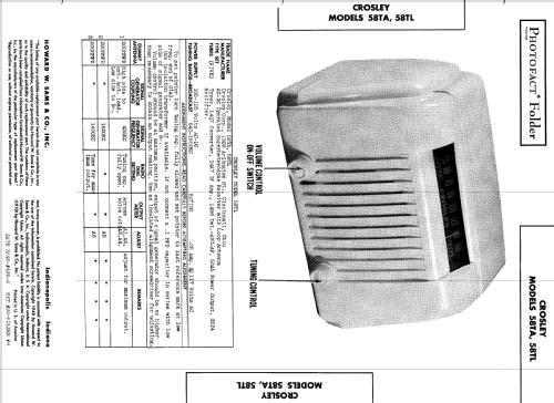 58TA ; Crosley Radio Corp.; (ID = 586173) Radio