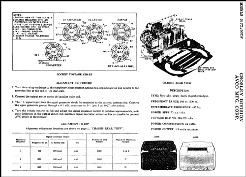 58TC ; Crosley Radio Corp.; (ID = 376364) Radio