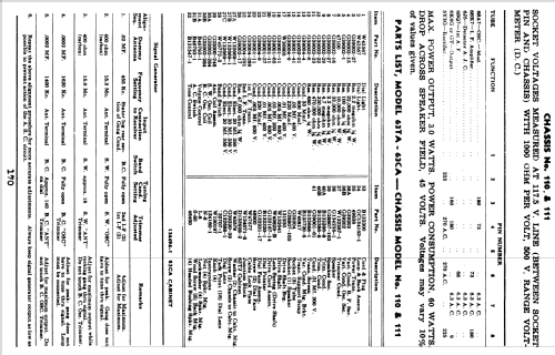 63TA Ch= 111; Crosley Radio Corp.; (ID = 1962767) Radio