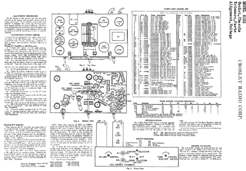 6625 ; Crosley Radio Corp.; (ID = 166584) Radio