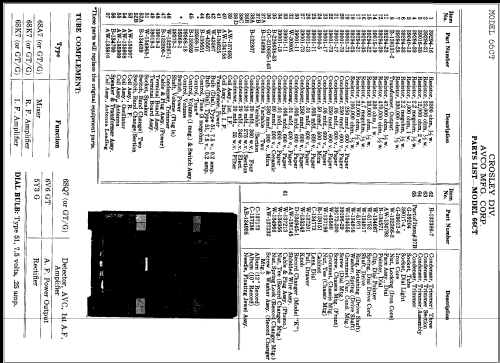 66CT ; Crosley Radio Corp.; (ID = 328301) Radio