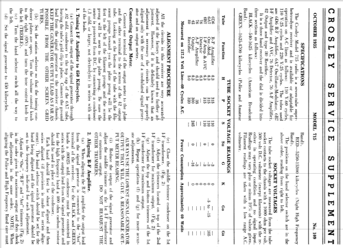 715-D 'Corsair' Ch= 715; Crosley Radio Corp.; (ID = 1822255) Radio