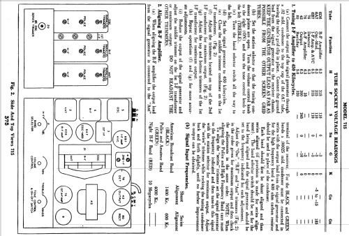 715-D 'Corsair' Ch= 715; Crosley Radio Corp.; (ID = 1822259) Radio