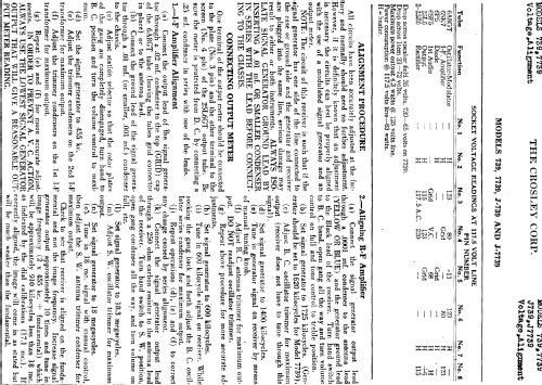 739A Ch= 739; Crosley Radio Corp.; (ID = 90045) Radio