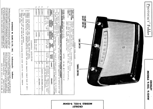 9-103 ; Crosley Radio Corp.; (ID = 586252) Radio