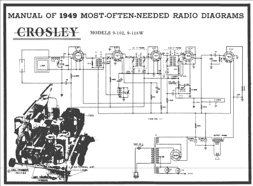 9-118W ; Crosley Radio Corp.; (ID = 93680) Radio
