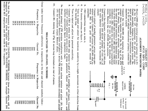 9-203B ; Crosley Radio Corp.; (ID = 326971) Radio