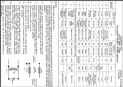 9-214M ; Crosley Radio Corp.; (ID = 281170) Radio