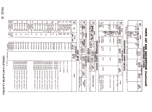 9-407M-2 ; Crosley Radio Corp.; (ID = 1334446) Fernseh-R